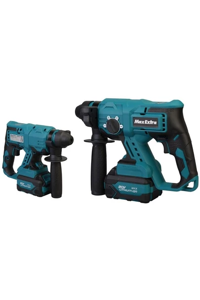 Mxp9022 Akülü Kömürsüz Kırıcı Delici 20v 4.0ah - Çift Akülü - Resim 3