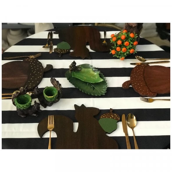 Sincap Ahşap Supla - Amerikan Servis - Tabak Altı - Resim 3