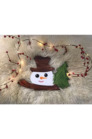 Kardan Adam Ahşap Supla - Amerikan Servis - Tabak Altı - 2