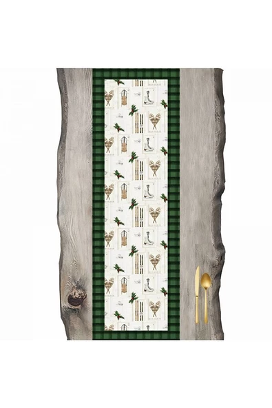 Ekose Yeşil Kayak Paten Ranir & Runner Run343