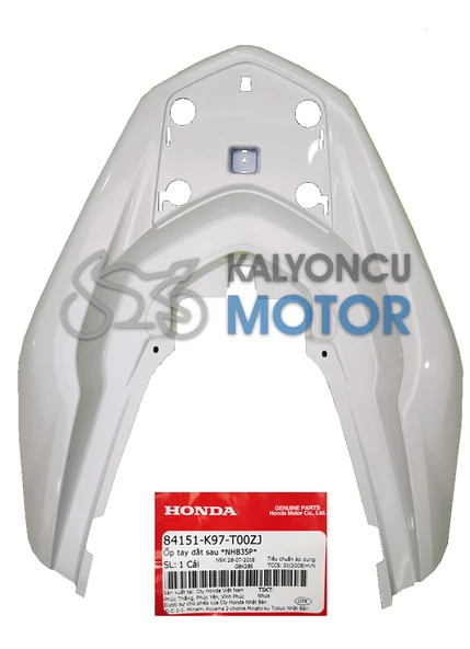 Honda PCX 125 Arka Kuyruk Çıtası Beyaz 2018-2020 - 1