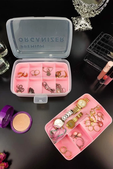 Digithome Premium Çok Amaçlı Organizer Kutu Pembe 2 Lt - 02 1192 C320.037