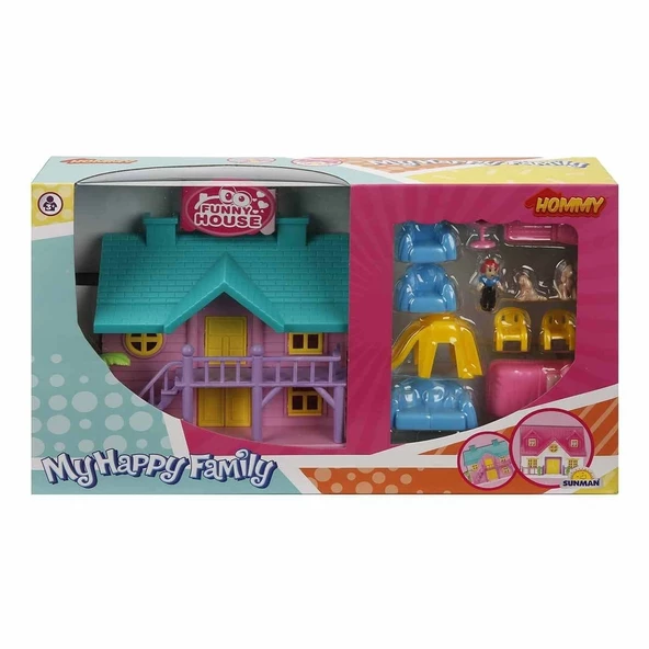 02081 Sunman, 2 Katlı Ev Oyun Seti Villa - 2