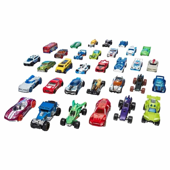 H7045 Hot Wheels 20'li Araba Seti - 4