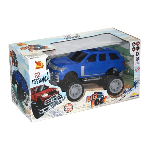 1040012 Sunman, 1:14 Kumandalı Büyük Tekerli Jeep