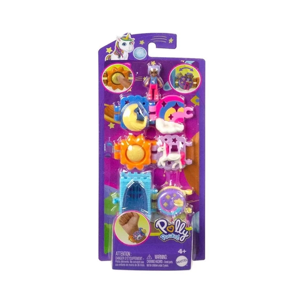 HKV67 Polly Pocket Bileklik Olabilen Sevimli Oyun Setleri - 3