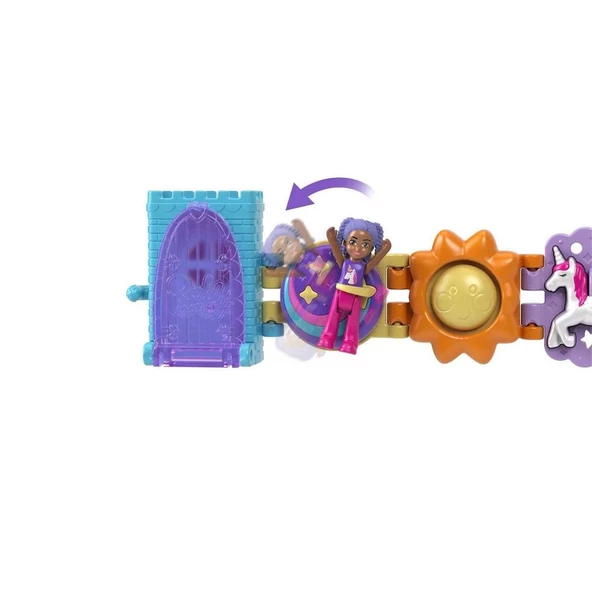 HKV67 Polly Pocket Bileklik Olabilen Sevimli Oyun Setleri - 7