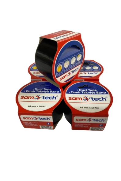 Sam-Tech Tamir Bantı 48mm x 10Mt Siyah 5 Li - 2