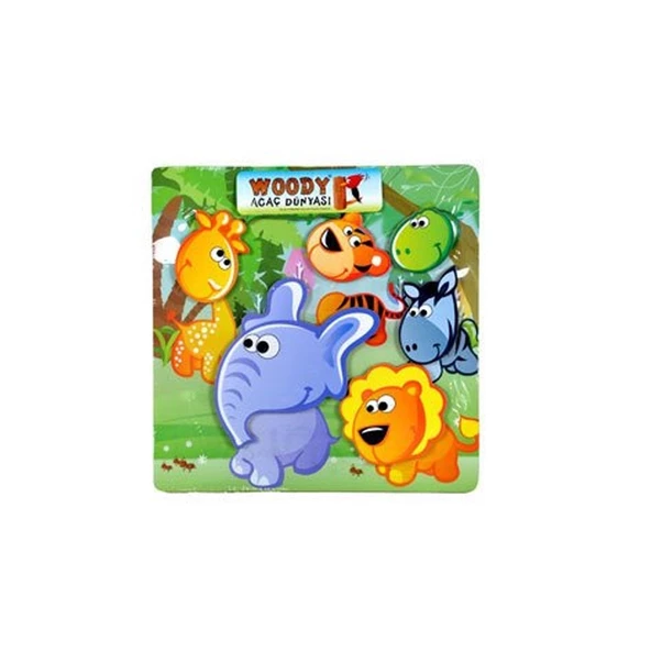 30058 Ahşap Puzzle 3D Kafalar - 4