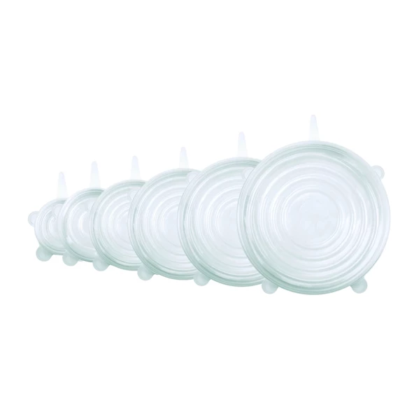 Silikon Streç Kapak 6'Lı Set - 3