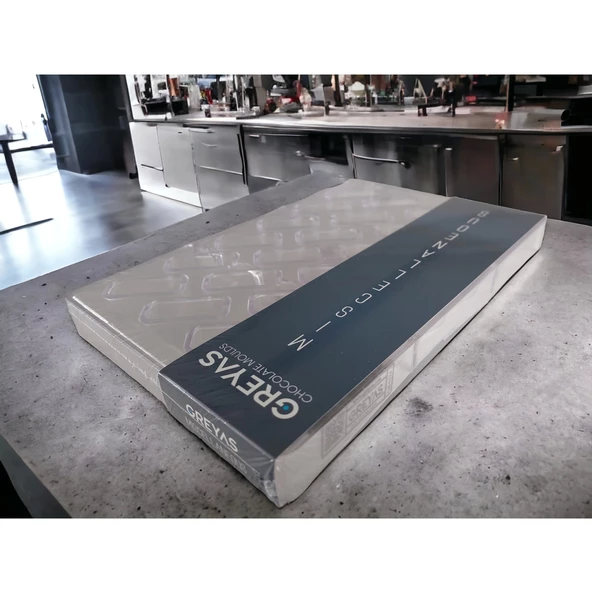 Polikarbon Dikdörtgen Pralin Çikolata Kalıbı 12.5 gr | Cm-1174 - Resim 2