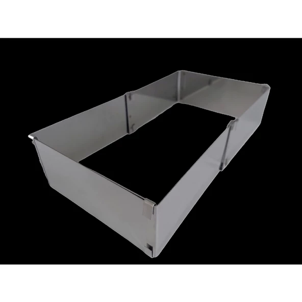 Ayarlı Kare Pasta Kalıbı H:8 Cm - 5