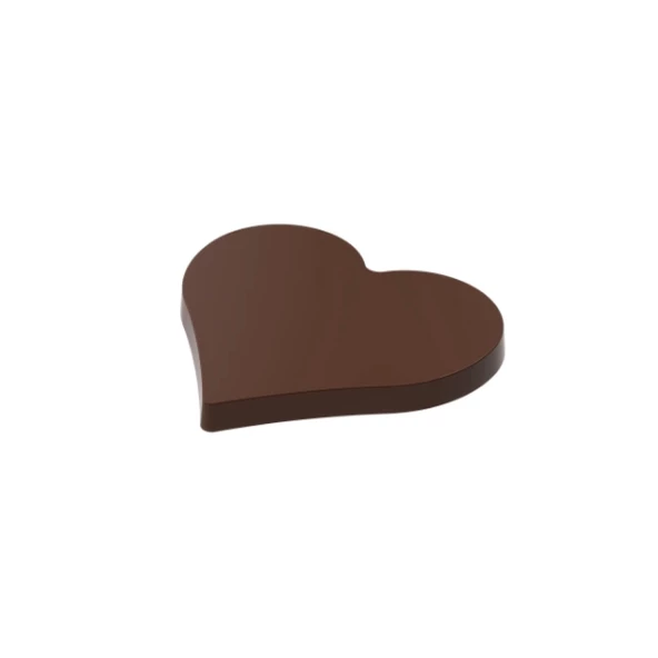 Polikarbon Kalp Tablet Çikolata Kalıbı 100 gr | Cm-3246 - 3