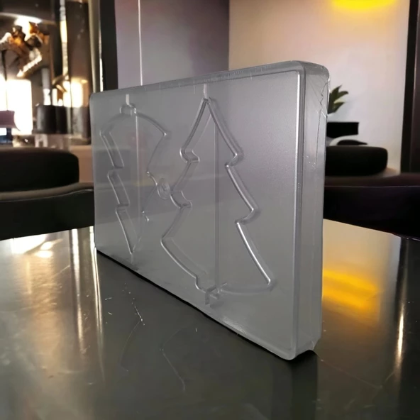 Polikarbon Tablet Çikolata Kalıbı 100 gr | Cm-3244 - Resim 2