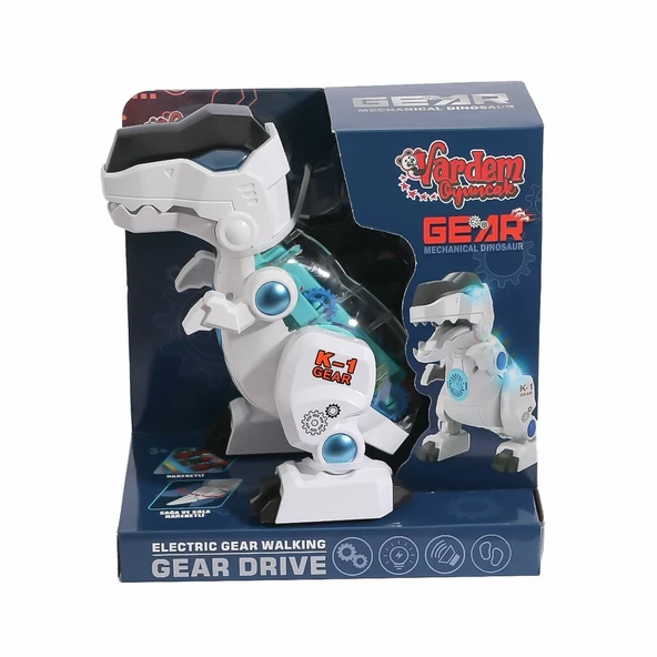 WE-K-1A Müzikli ve Işıklı Robot Dinazor -Vardem - 2
