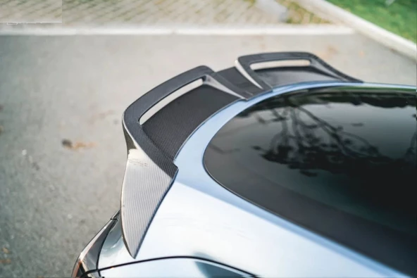 Autogp Tesla model y turbo bagaj üstü spoiler pianoblack - 2