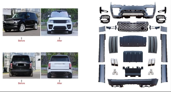 Autogp Lr range rover vogue l405 svo body kit seti 2013 / 2017