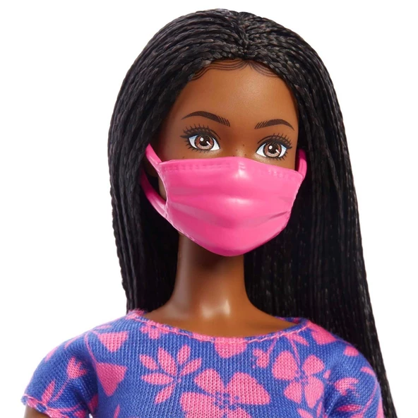 HGX55 Barbie Brooklyn Seyahatte Bebeği ve Aksesuarları - 4