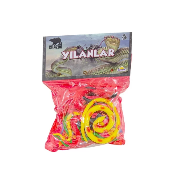 00707 Böcekler ve Yılanlar Poşetli Hayvan Seti -Sunman - 2