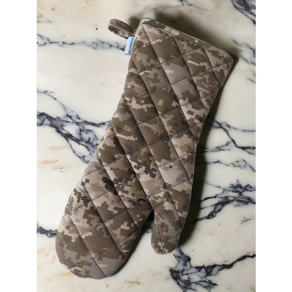 Kamuflaj Fırın Eldiveni 38 cm - 3