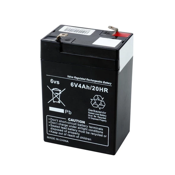 ttec 6V4Ah20HR Valve Regulated Rechargeable Battery 6 Volt 4 Amper Bakımsız Kuru Akü 6V 4Ah Akü - 5