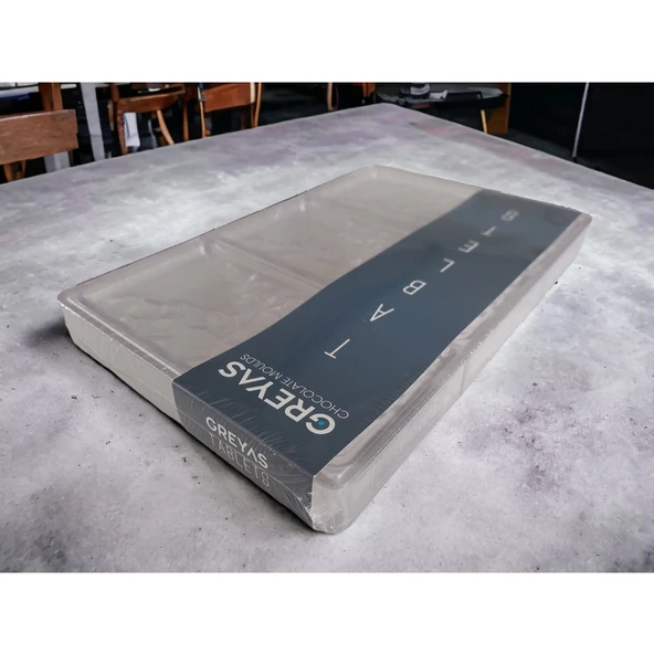 Polikarbon Tablet Çikolata Kalıbı 100 gr | Cm-3250 - Resim 2