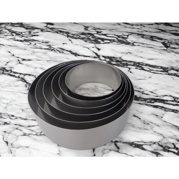 Çember Pasta Kalıbı Ø14 Cm H:7 Cm - Resim 3