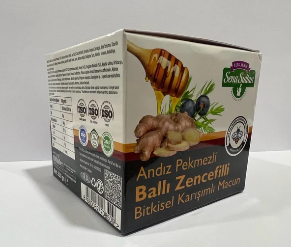 Sena Sultan Andız Pekmezli Ballı Zencefilli Macun 350 Gr