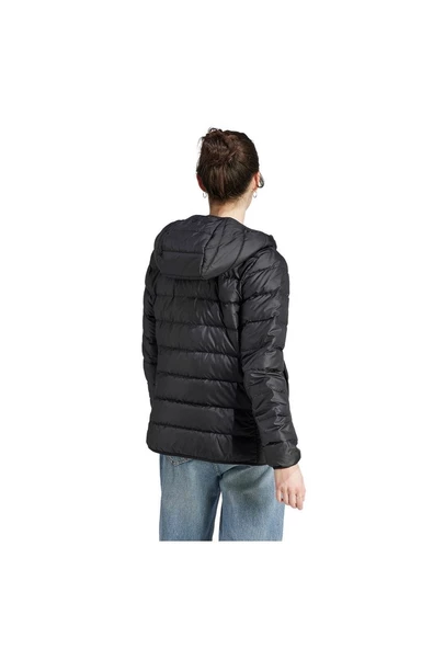 Adidas Siyah Kadın Kapüşonlu Mont Hz5724 - 3