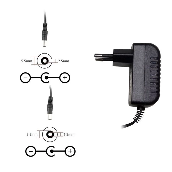 Şarjlı Matkap İçin 15V-23V 370mA-500mA (0.37A-0.5A) Adaptör