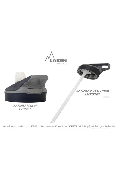 Laken Tritan Jannu Şişe 0,75L - Granit LKTN2G - 4