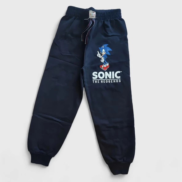 Sarı Renk Sonic Desenli Şardonlu Eşofman Takım - 3