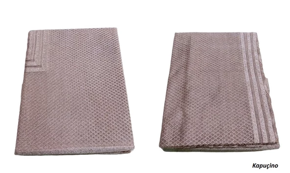 Raşel Örme 160x220 Pano Desenli Masa Örtüsü (SEÇENEKLİ) - 2