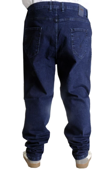 Mode XL Erkek Kot Pantolon Klasik M Lopez Blue 22933 Lacivert - 3