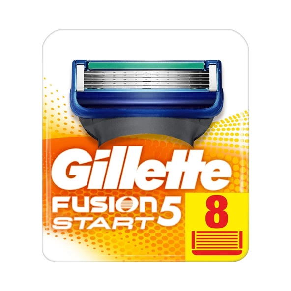 Gillette Fusion Start Yedek Tıraş Bıçağı 8 Adet