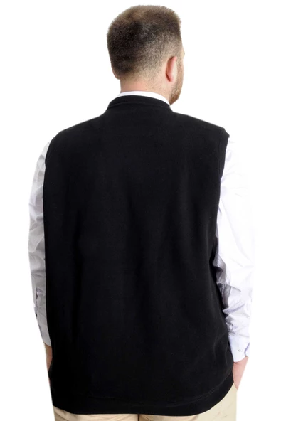 Mode XL Büyük Beden Erkek Süeter Vanize Selanik 20547 Siyah - 8