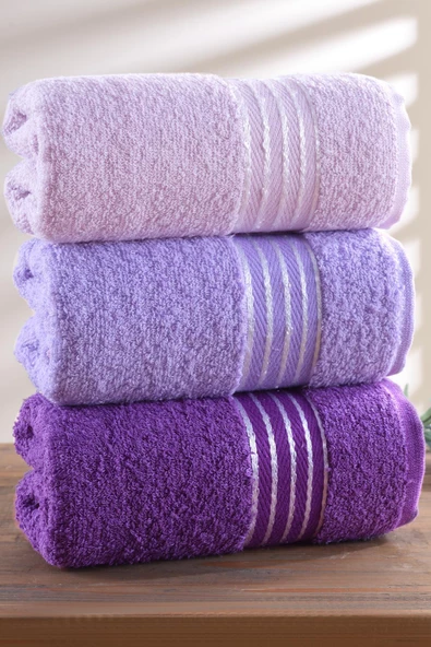 Lines | 3'lü 50x90 cm El&Yüz Havlu Seti - 8