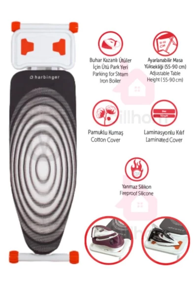 Harbinger Mm-127 Powerboard Ütü Masası Alüminyum Kurutmalık Set - 3