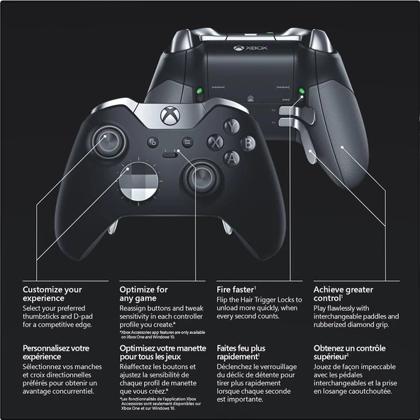 Xbox Wireless Controller Elite Series 2 Siyah - G - Resim 5