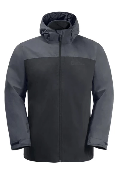 Jack Wolfskin Taubenberg 3IN1 Erkek Su Geçirmez Outdoor Mont 1115311-6350 - 10