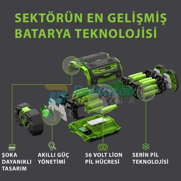 Ego Power BA2800T Lityum Batarya 56 Volt 5.0 Ah - 3