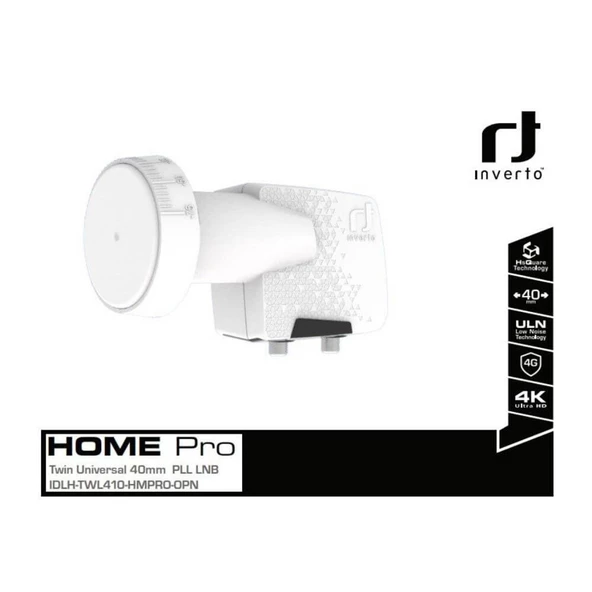 inverto Home Pro Twin (Çift Çıkışlı) 0.1dB Lnb Full Hd 4k Uyumlu - 4