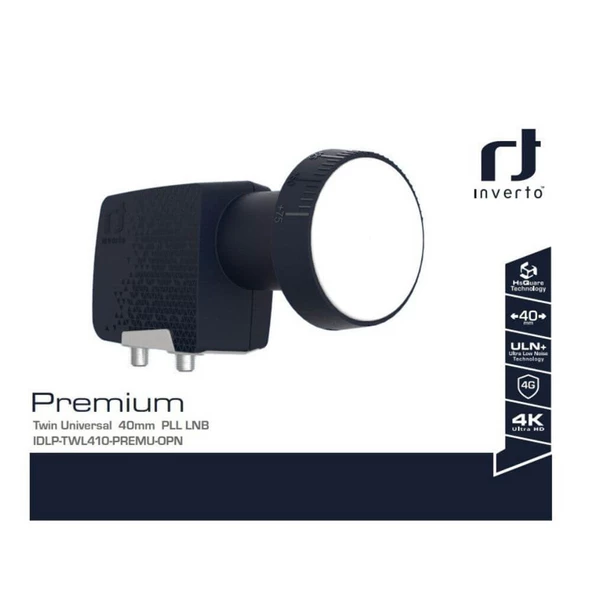 inverto Yeni Seri Premium Twin 0.1 dB (Çift Çıkışlı) Lnb  Full Hd 4K Uhd Uyumlu - 4