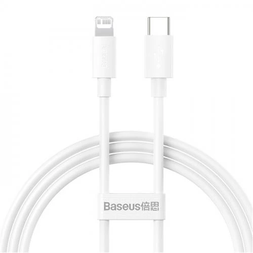 Baseus Süper Hızlı 1 Metre 20W Type-C to iPhone Lightning Data Şarj Kablosu, Isı Korumalı, Kopmaz Kablo