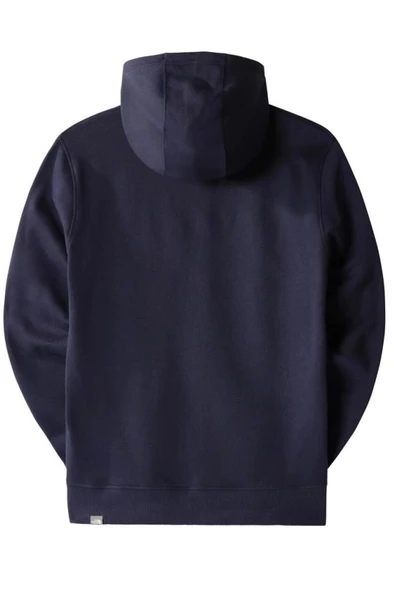 The North Face Drew Peak Pullover Hoodie Kapüşonlu Erkek Sweatshirt Lacivert NF00AHJY8K21FV1 - Resim 2