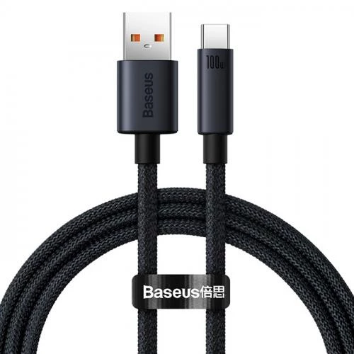 Baseus 1mt Mega Hızlı 5A 100W USB to Type-C Data Şarj Kablosu, İphone 15 Serisi,Samsung,Xiaomi Kablo