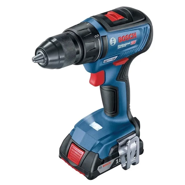 Bosch Gsr 18V-50 + Gws 180-LI Akülü Taşlama ve Vidalama Set 2AH + 5AH Akü - 0615990M47 - 2