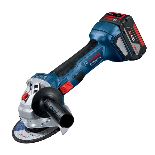 Bosch Gsr 18V-50 + Gws 180-LI Akülü Taşlama ve Vidalama Set 2AH + 5AH Akü - 0615990M47 - 3
