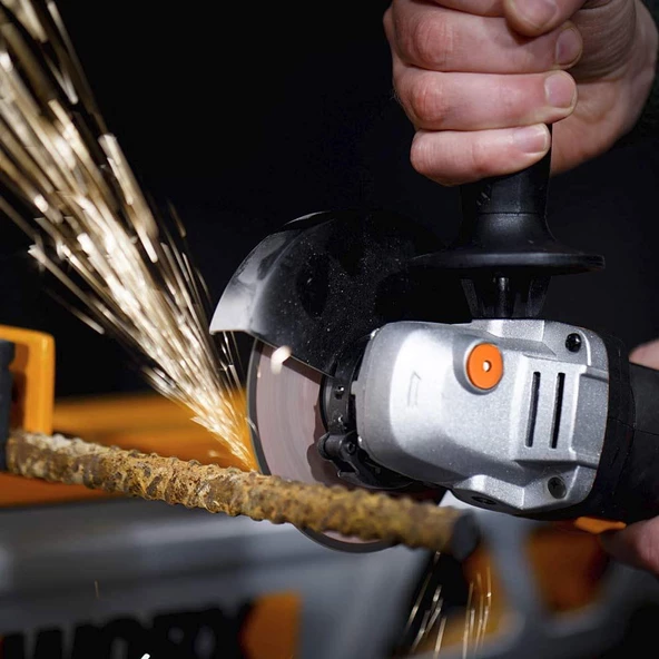 WORX WX717 750Watt 115mm Profesyonel Avuç Taşlama - 9