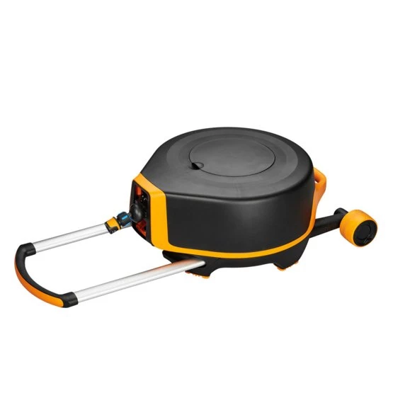 Fiskars Tekerlekli Otomatik Hortum Makarası XL 20 M+7 M 1025933 - 5